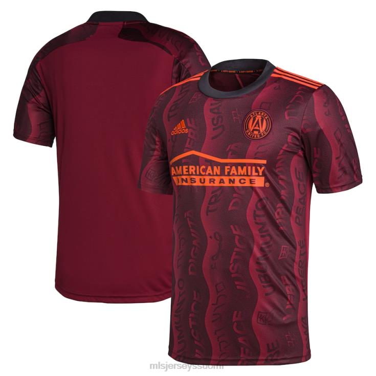 MLS Jerseys paita FDFTZ429 lapset atlanta united fc adidas maroon 2021 unity replica jersey