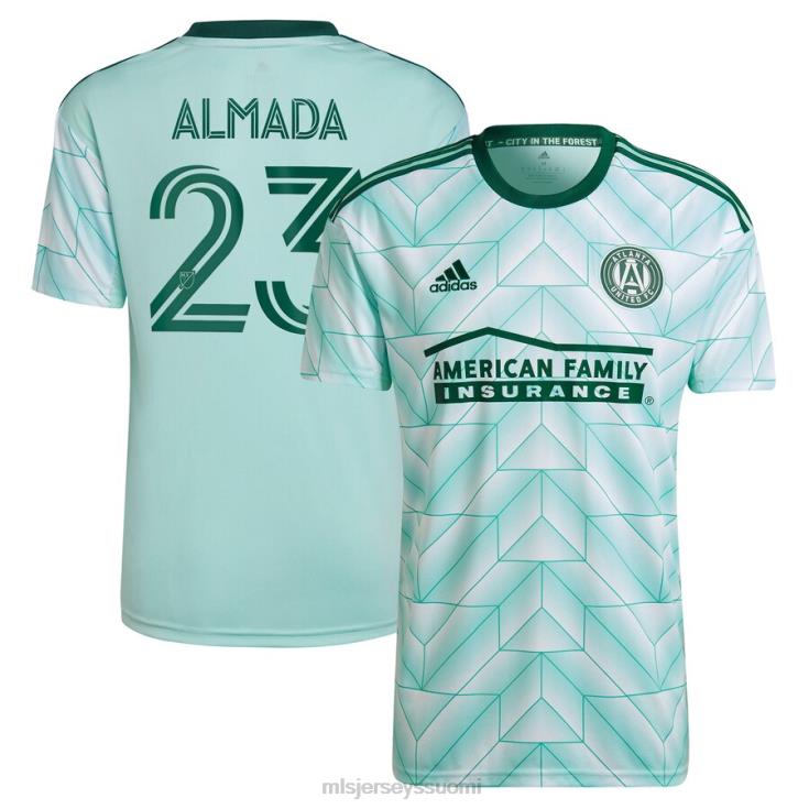 MLS Jerseys paita FDFTZ1081 lapset atlanta united fc thiago almada adidas mint 2023 the forest kit replica player jersey