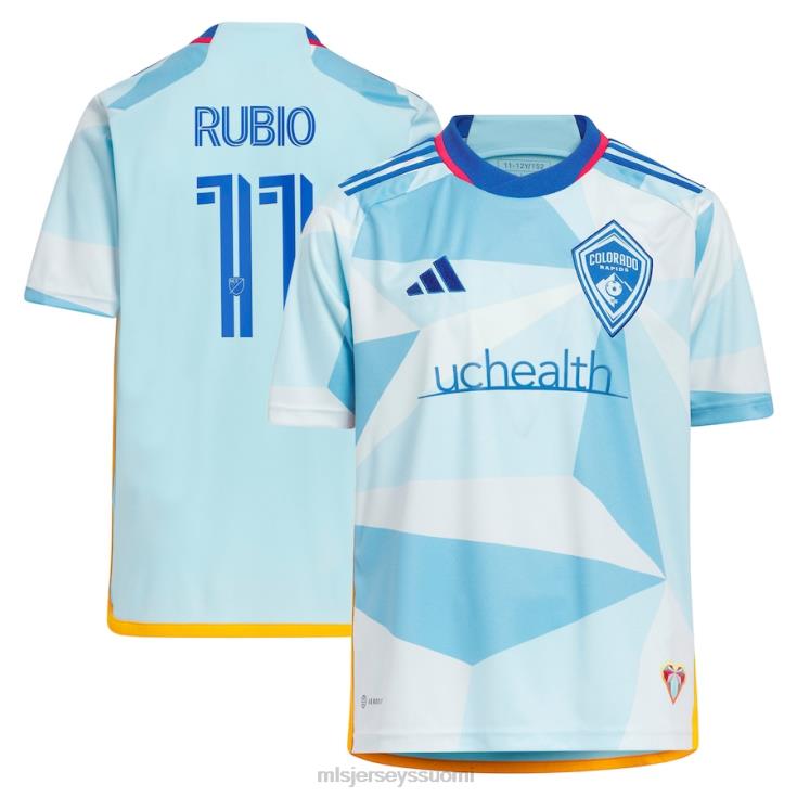 MLS Jerseys paita FDFTZ726 lapset colorado rapids diego rubio adidas vaaleansininen 2023 new day kit replica jersey