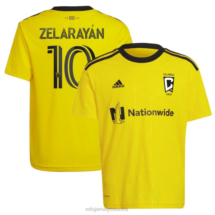 MLS Jerseys paita FDFTZ431 lapset columbus crew lucas zelarayan adidas keltainen 2022 kultastandardisarja replika pelaajapaita