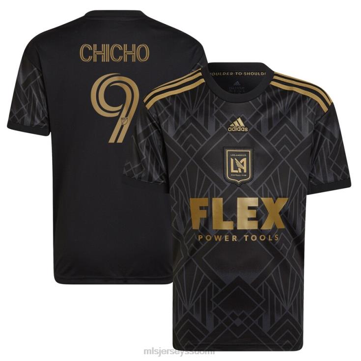 MLS Jerseys paita FDFTZ1380 lapset lafc cristian arango adidas musta 2022 5-vuotisjuhlapakkaus joukkuereplica pelaajapaita