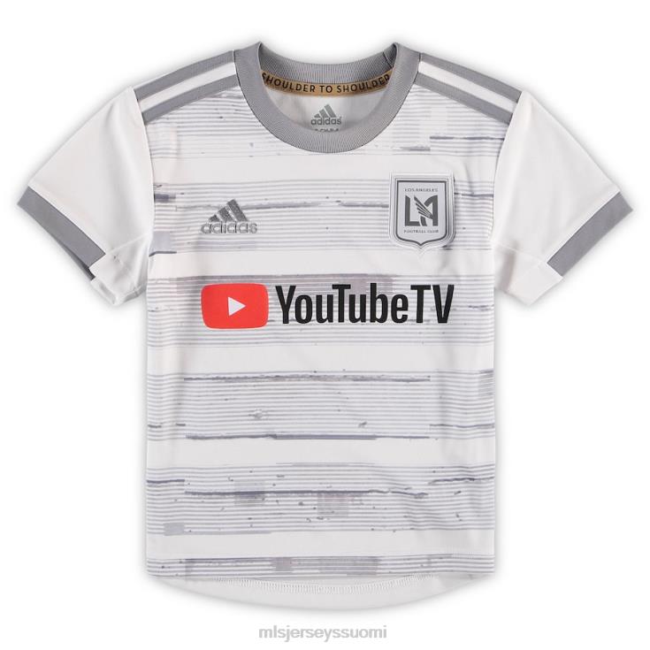 MLS Jerseys paita FDFTZ499 lapset lafc adidas valkoinen 2020 vierasreplica-paita