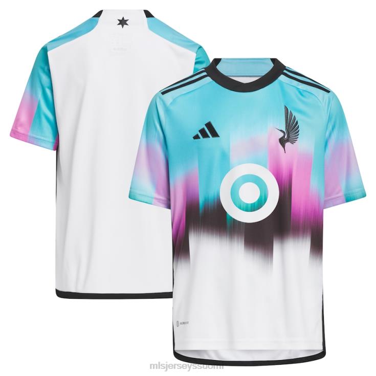 MLS Jerseys paita FDFTZ48 lapset Minnesota United fc Adidas white 2023 Northern Lights Kit replica jersey