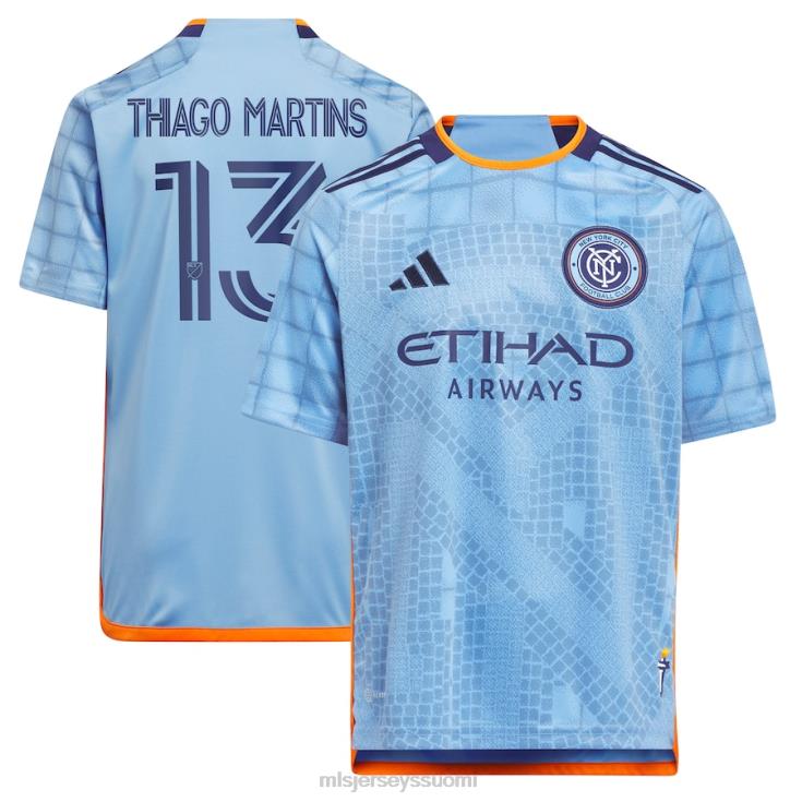 MLS Jerseys paita FDFTZ872 lapset new york city fc thiago martins adidas vaaleansininen 2023 interboro kit replica player paita