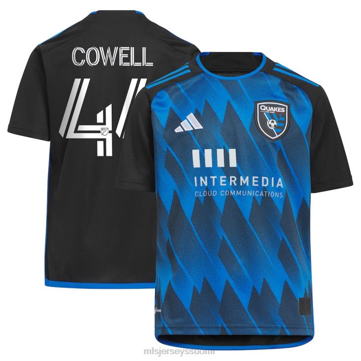 MLS Jerseys paita FDFTZ1179 lapset san jose earthquakes cade cowell adidas sininen 2023 aktiivinen vika jersey replika jersey