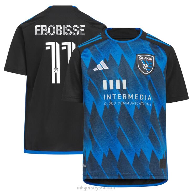 MLS Jerseys paita FDFTZ788 lapset san jose maanjäristykset jeremy ebobisse adidas sininen 2023 aktiivinen vika jersey replika jersey