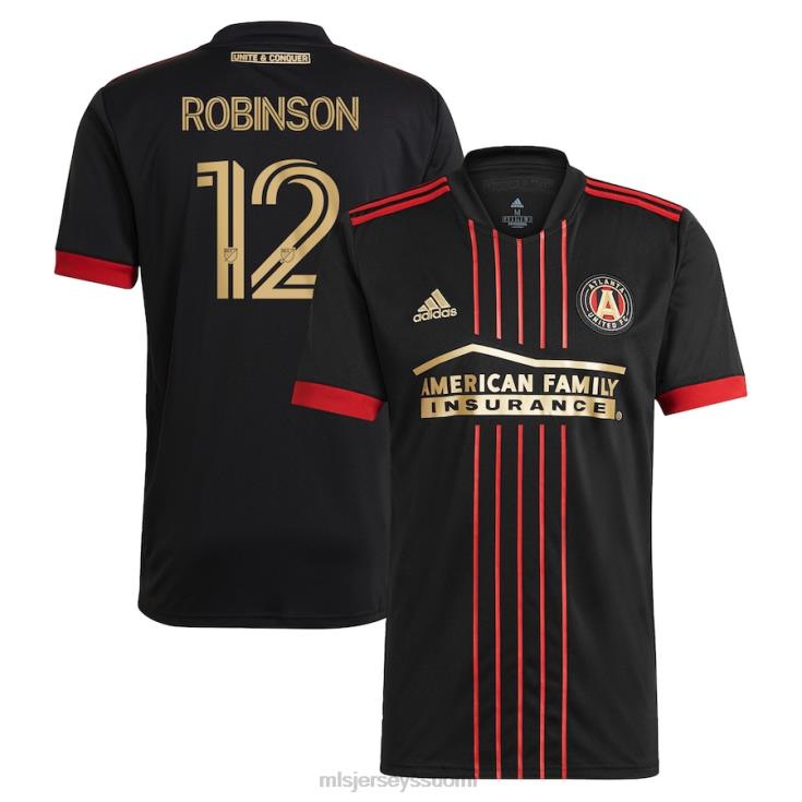 MLS Jerseys paita FDFTZ715 miehet atlanta united fc miles robinson adidas black 2021 the blvck kit replica jersey
