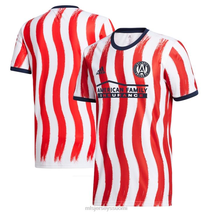 MLS Jerseys paita FDFTZ993 miehet atlanta united fc adidas valkoinen/punainen 2021/22 americana pre-match aeroready toppi