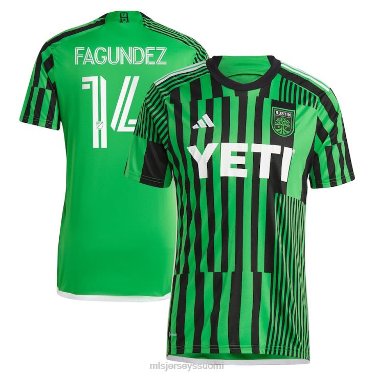 MLS Jerseys paita FDFTZ455 miehet austin fc diego fagundez adidas green 2023 las voces kit replica jersey