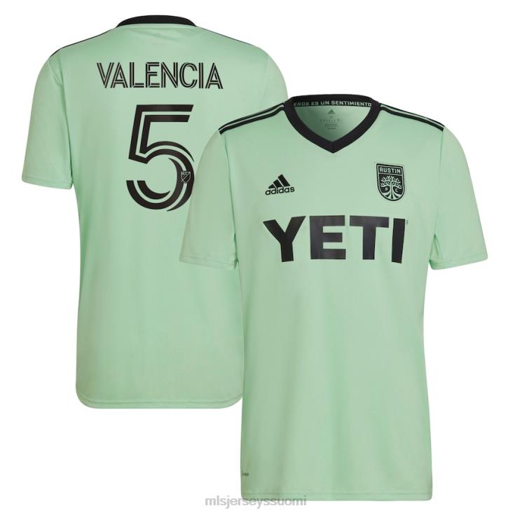 MLS Jerseys paita FDFTZ1403 miehet austin fc jhojan valencia adidas mint 2022 the sentimiento kit replica player jersey