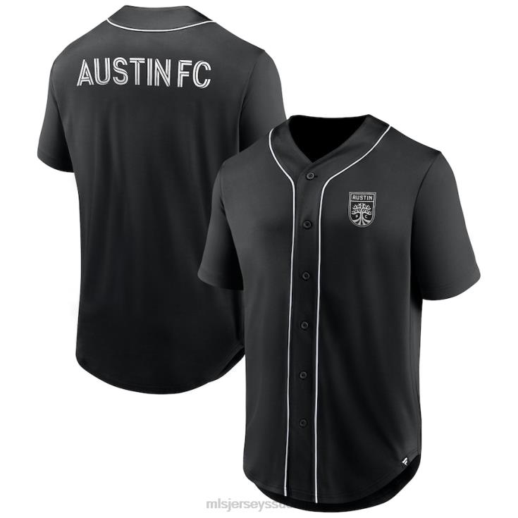MLS Jerseys paita FDFTZ80 miehet austin fc fanatics -merkkinen musta kolmannen kauden muoti baseball-paita