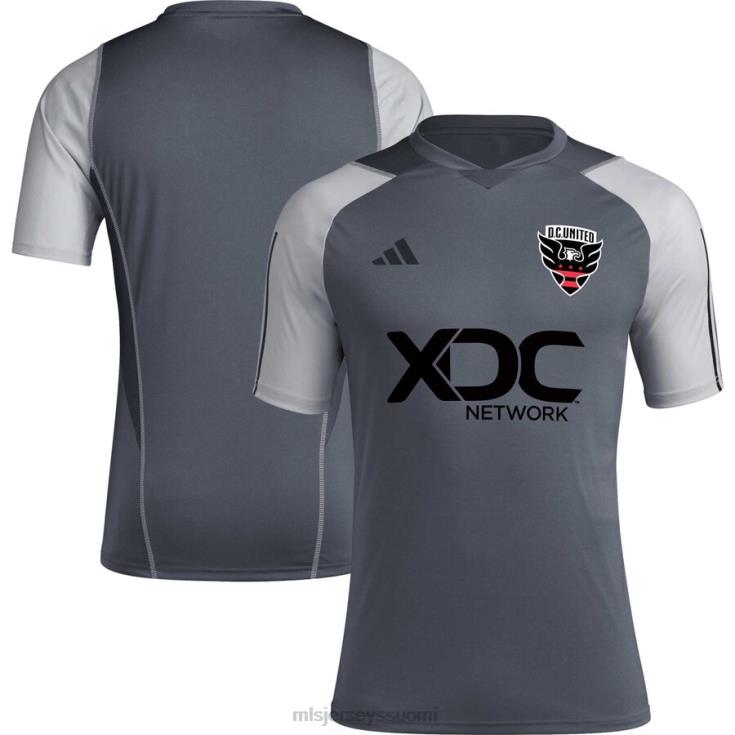 MLS Jerseys paita FDFTZ620 miehet DC. United Adidaksen harmaa 2023 kenttätreenipaita