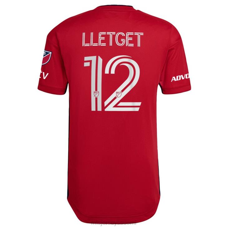 MLS Jerseys paita FDFTZ510 miehet fc dallas sebastian lletget adidas red 2023 crescendo kit autenttinen pelaajapaita
