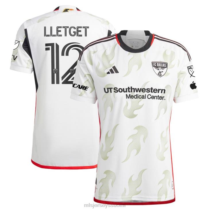 MLS Jerseys paita FDFTZ846 miehet fc dallas sebastian lletget adidas valkoinen 2023 burn baby burn autenttinen pelaajapaita
