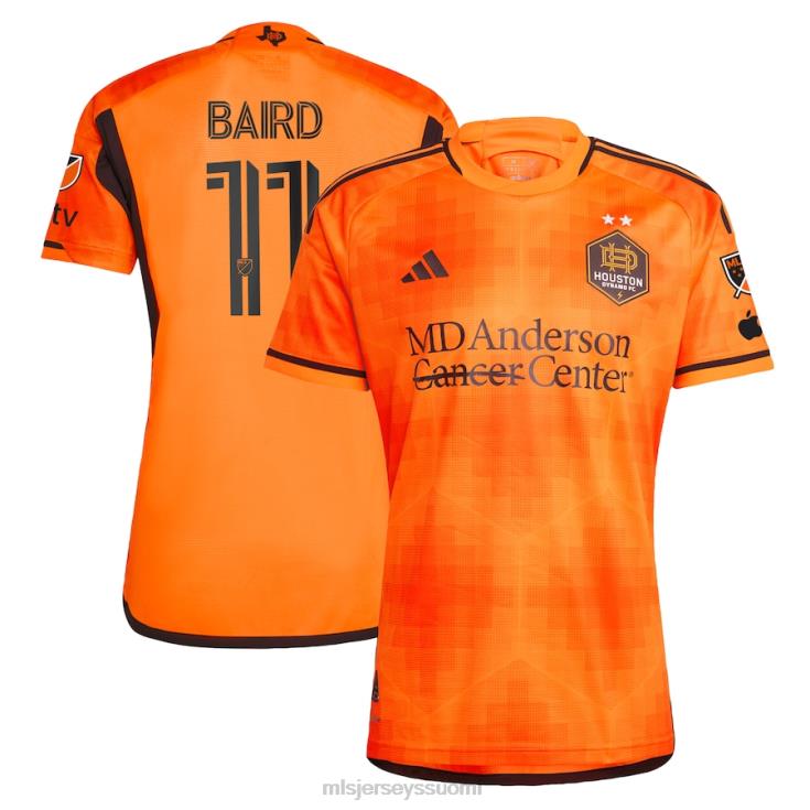 MLS Jerseys paita FDFTZ1194 miehet houston dynamo fc corey baird adidas orange 2023 el sol autenttinen jersey