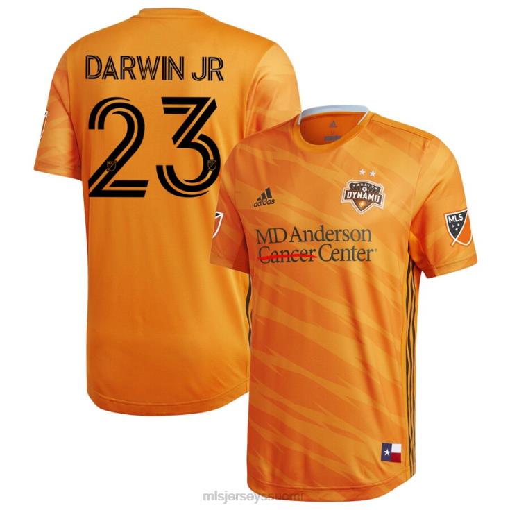 MLS Jerseys paita FDFTZ1323 miehet houston dynamo darwin quintero adidas orange 2020 ensisijainen autenttinen pelaajapaita