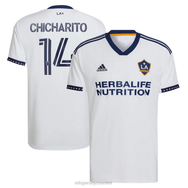 MLS Jerseys paita FDFTZ308 miehet la galaxy chicharito adidas valkoinen 2022 kaupunki unelmien kit replika pelaaja paita