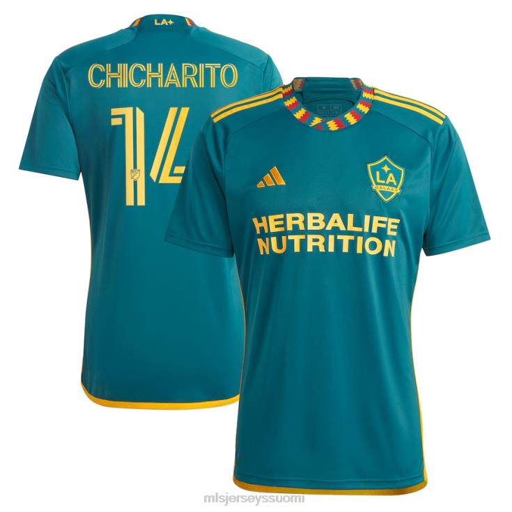 MLS Jerseys paita FDFTZ660 miehet la galaxy chicharito adidas green 2023 la kit replica player jersey