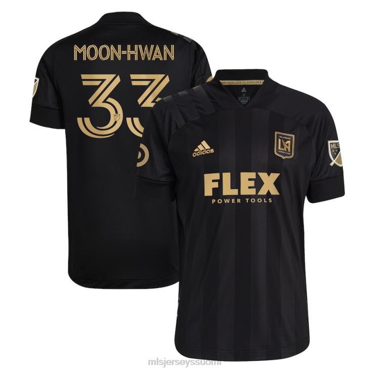 MLS Jerseys paita FDFTZ1310 miehet lafc kim moon-hwan adidas musta 2021 ensisijainen autenttinen pelaajapaita
