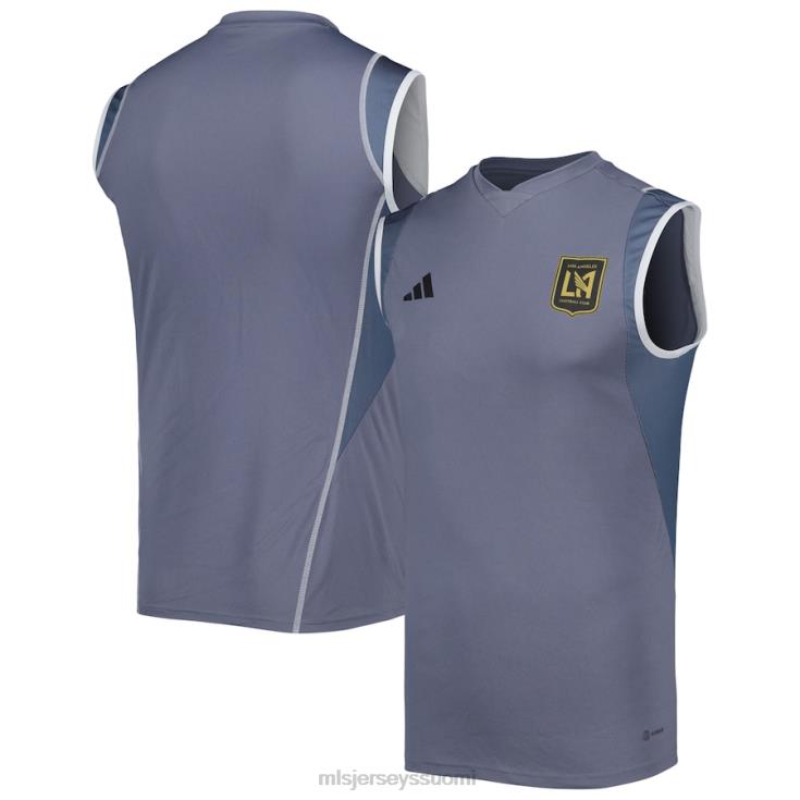 MLS Jerseys paita FDFTZ433 miehet lafc adidas grey 2023 hihaton harjoituspaita