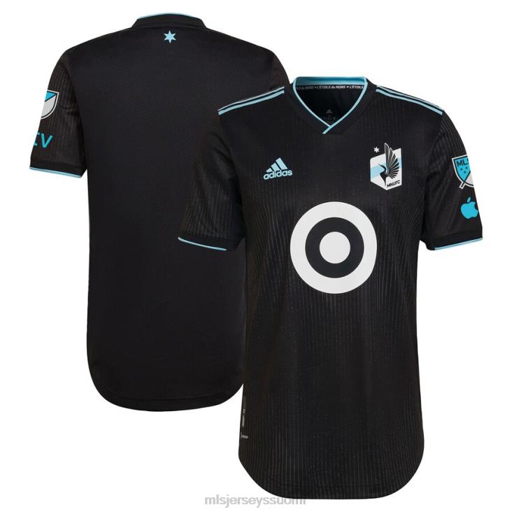 MLS Jerseys paita FDFTZ351 miehet minnesota united fc adidas black 2023 minnesota night kit autenttinen jersey