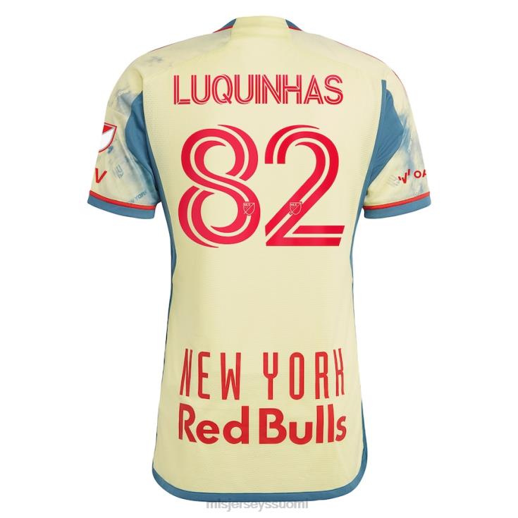 MLS Jerseys paita FDFTZ795 miehet new york red bulls luquinhas adidas yellow 2023 daniel patrick kit autenttinen jersey