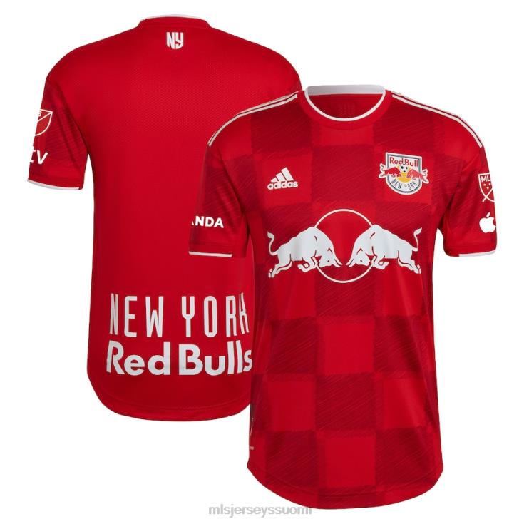 MLS Jerseys paita FDFTZ281 miehet new york red bulls adidas red 2023 1ritmo autenttinen jersey