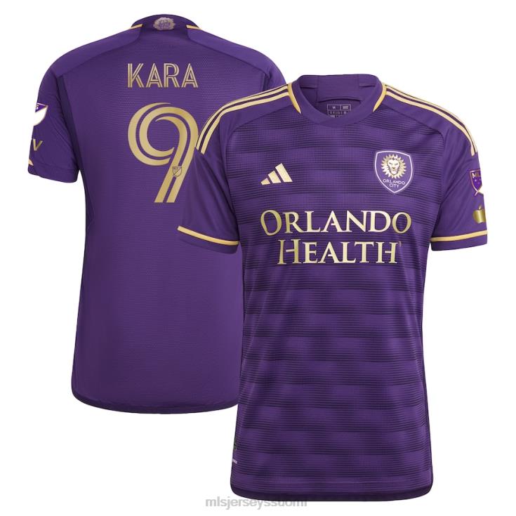 MLS Jerseys paita FDFTZ867 miehet orlando city sc ercan kara adidas purple 2023 seinäpakkaus aito pelaajapaita