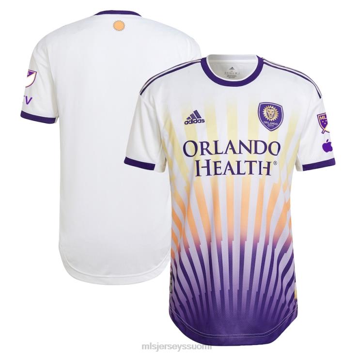 MLS Jerseys paita FDFTZ468 miehet orlando city sc adidas white 2023 sunshine kit aito jersey