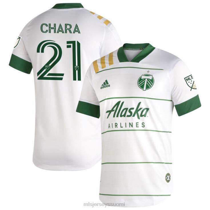 MLS Jerseys paita FDFTZ1049 miehet portland timbers diego chara adidas valkoinen 2020 toissijainen autenttinen pelaajapaita