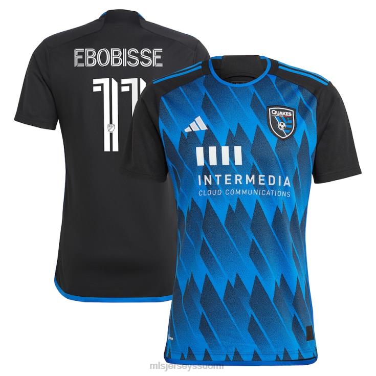 MLS Jerseys paita FDFTZ1157 miehet san jose maanjäristykset jeremy ebobisse adidas sininen 2023 aktiivinen vika jersey replika jersey