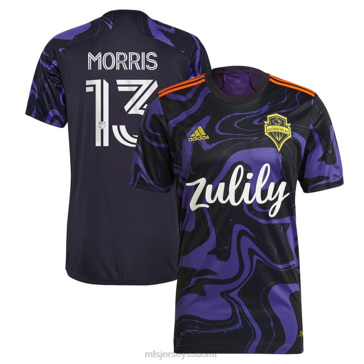 MLS Jerseys paita FDFTZ319 miehet seattle sounders fc jordan morris adidas purple 2021 the jimi hendrix kit replica player jersey