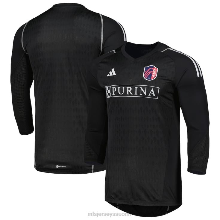 MLS Jerseys paita FDFTZ236 miehet st. louis city sc adidas musta 2023 maalivahti pitkähihainen replica paita