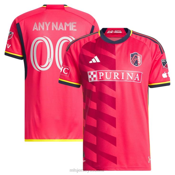 MLS Jerseys paita FDFTZ31 miehet st. louis city sc adidas red 2023 city kit aito mukautettu jersey