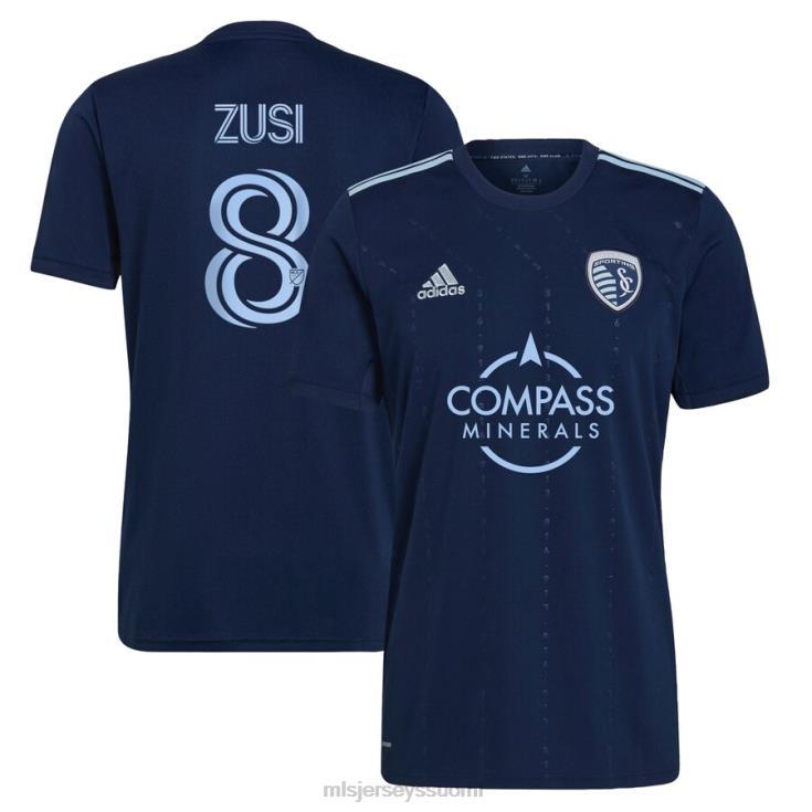 MLS Jerseys paita FDFTZ1225 miehet urheilu kansas city graham zusi adidas blue 2022 state line 3.0 replica player paita