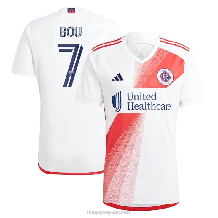 MLS Jerseys paita FDFTZ738 miehet uuden englannin vallankumous gustavo bou adidas valkoinen 2023 defiance replica jersey