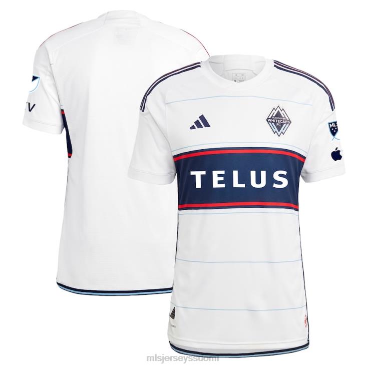 MLS Jerseys paita FDFTZ527 miehet vancouver whitecaps fc adidas white 2023 bloodlines autenttinen jersey