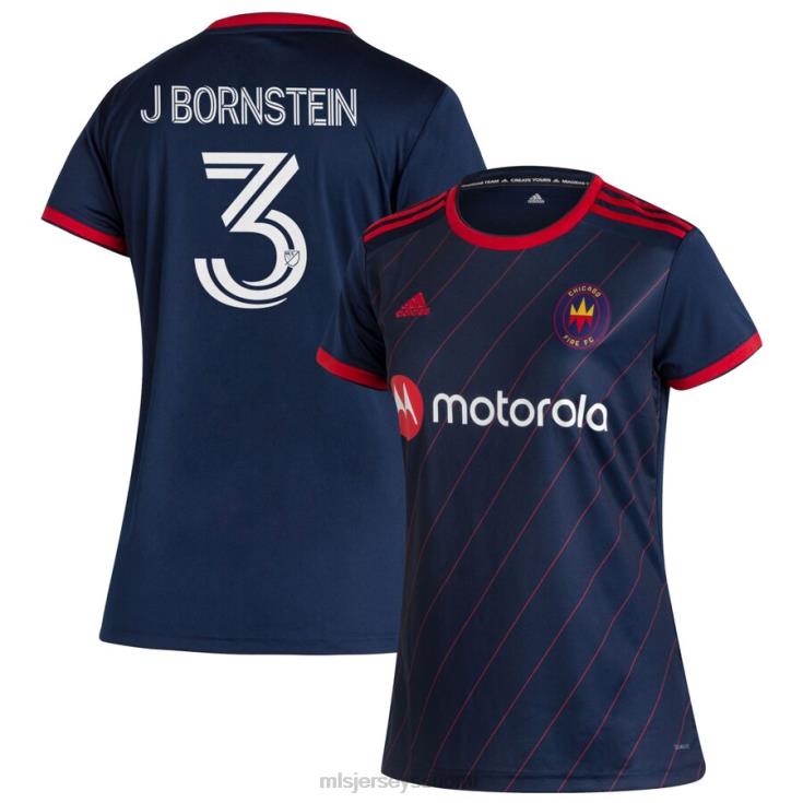 MLS Jerseys paita FDFTZ1377 naiset chicago fire jonathan bornstein adidas navy 2020 ensisijainen replica jersey