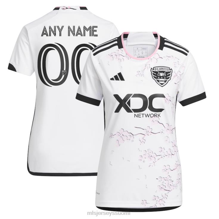 MLS Jerseys paita FDFTZ240 naiset DC. United Adidas White 2023 kirsikankukkasarjan replika mukautettu jersey