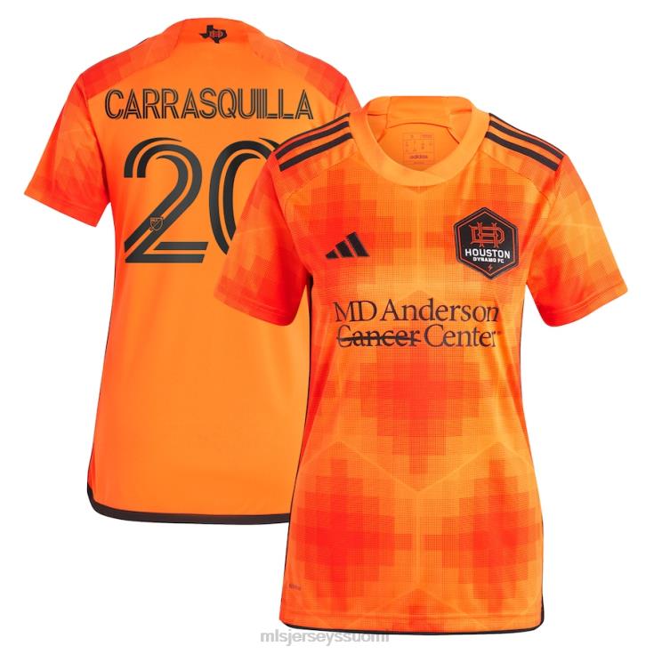 MLS Jerseys paita FDFTZ1039 naiset houston dynamo fc adalberto carrasquilla adidas orange 2023 el sol replica jersey