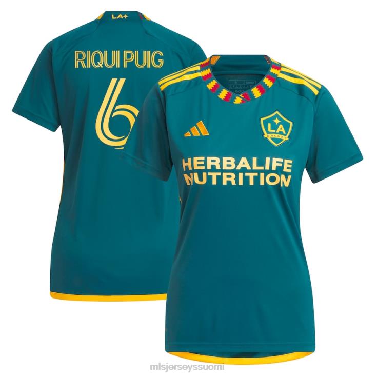 MLS Jerseys paita FDFTZ403 naiset la galaxy riqui puig adidas green 2023 la kit replica player jersey