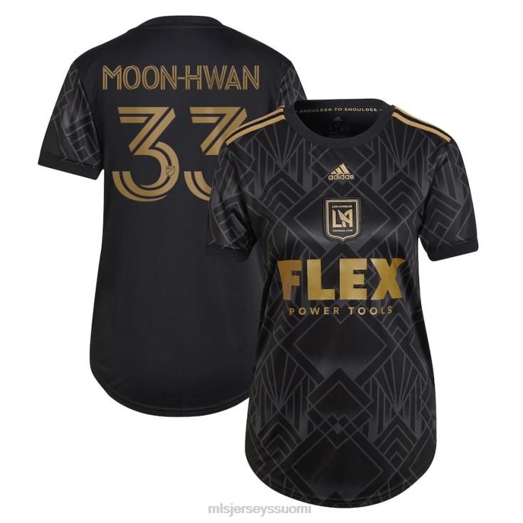 MLS Jerseys paita FDFTZ1429 naiset lafc kim moon-hwan adidas musta 2022 5-vuotisjuhlasarja replica player paita