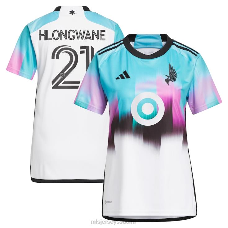 MLS Jerseys paita FDFTZ1046 naiset minnesota united fc bongokuhle hlongwane adidas white 2023 the northern lights kit replica jersey
