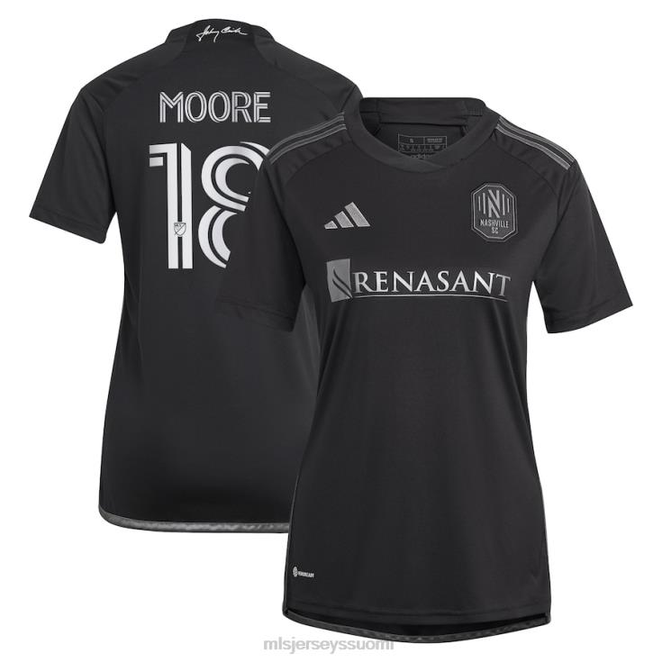 MLS Jerseys paita FDFTZ1522 naiset nashville sc shaq moore adidas musta 2023 mies mustassa pakka replica player jersey