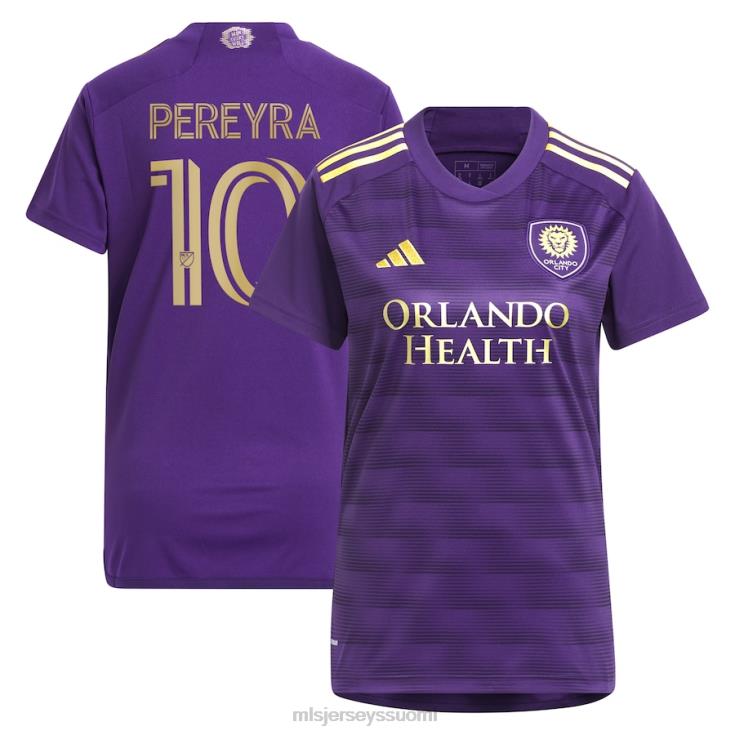 MLS Jerseys paita FDFTZ962 naiset orlando city sc mauricio pereyra adidas purple 2023 seinäpakkaus replika pelaajapaita