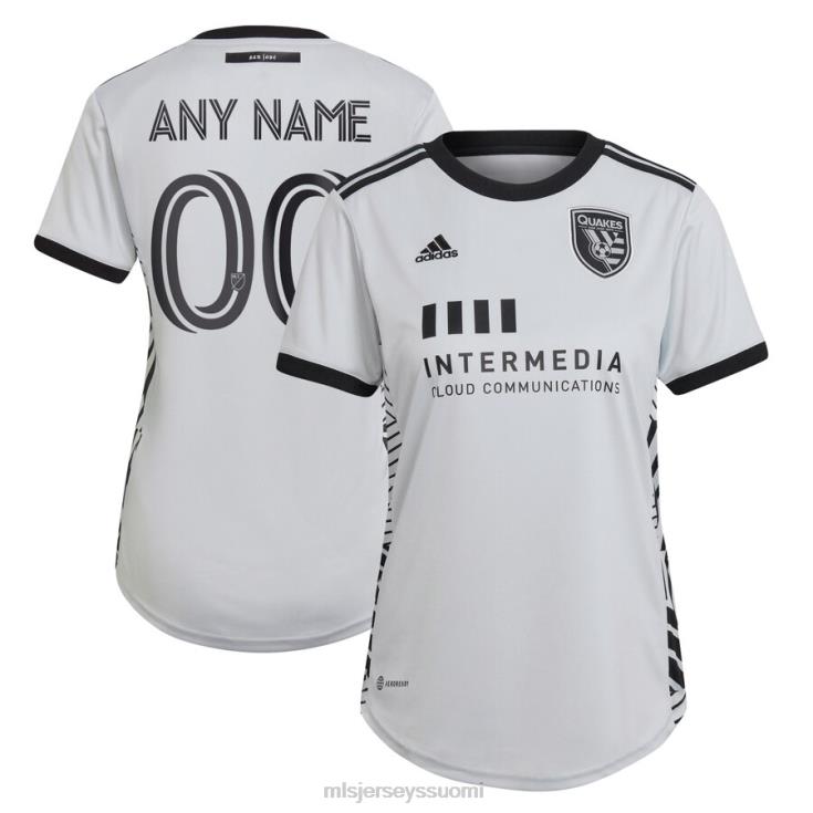 MLS Jerseys paita FDFTZ1053 naiset san jose earthquakes adidas grey 2022 the Creator Kit replika custom jersey