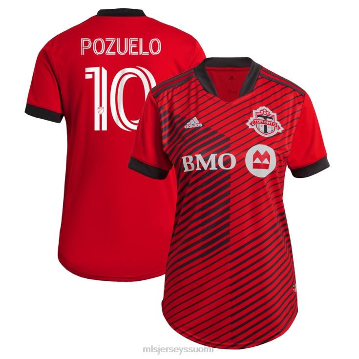 MLS Jerseys paita FDFTZ1477 naiset toronto fc alejandro pozuelo adidas red 2021 a41 replica player paita