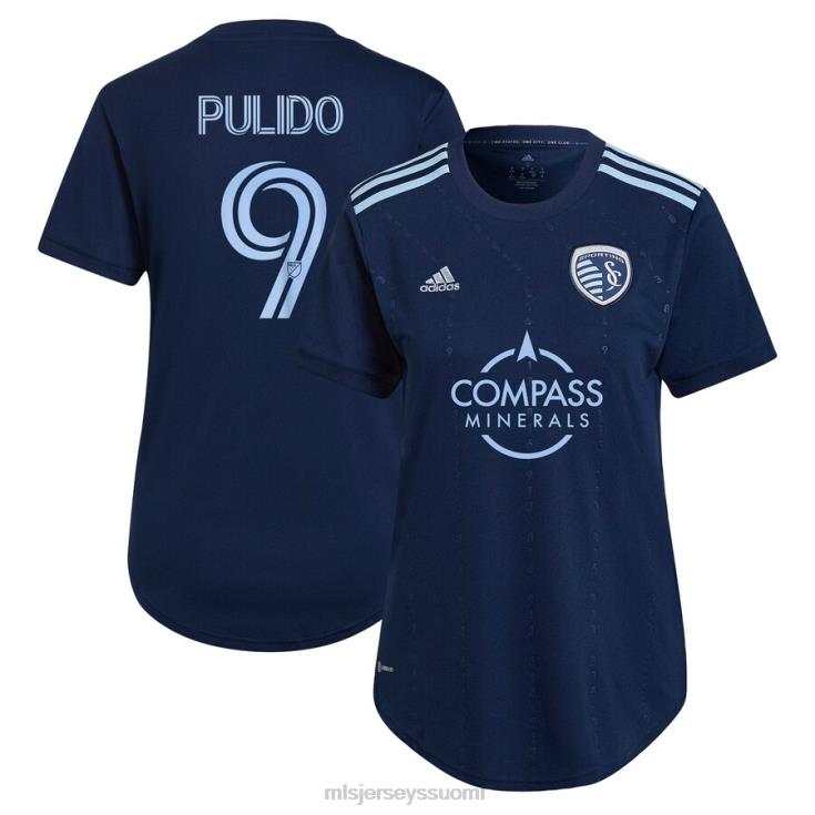 MLS Jerseys paita FDFTZ853 naiset urheilu kansas city alan pulido adidas blue 2023 state line 3.0 replica player paita