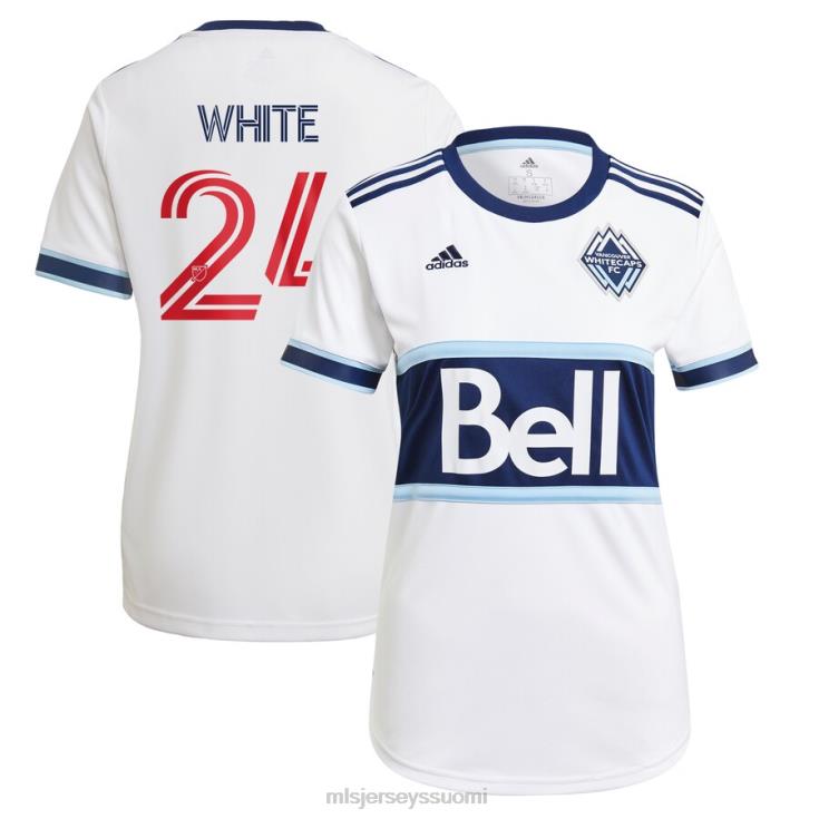 MLS Jerseys paita FDFTZ1447 naiset vancouver whitecaps fc brian white adidas white 2021 ensisijainen replika pelaajapaita